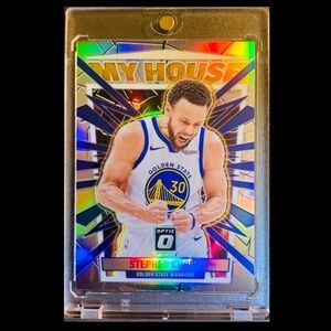 🔥 Stephen Curry Silver refractor prizm basketball card - Golden State Warriors